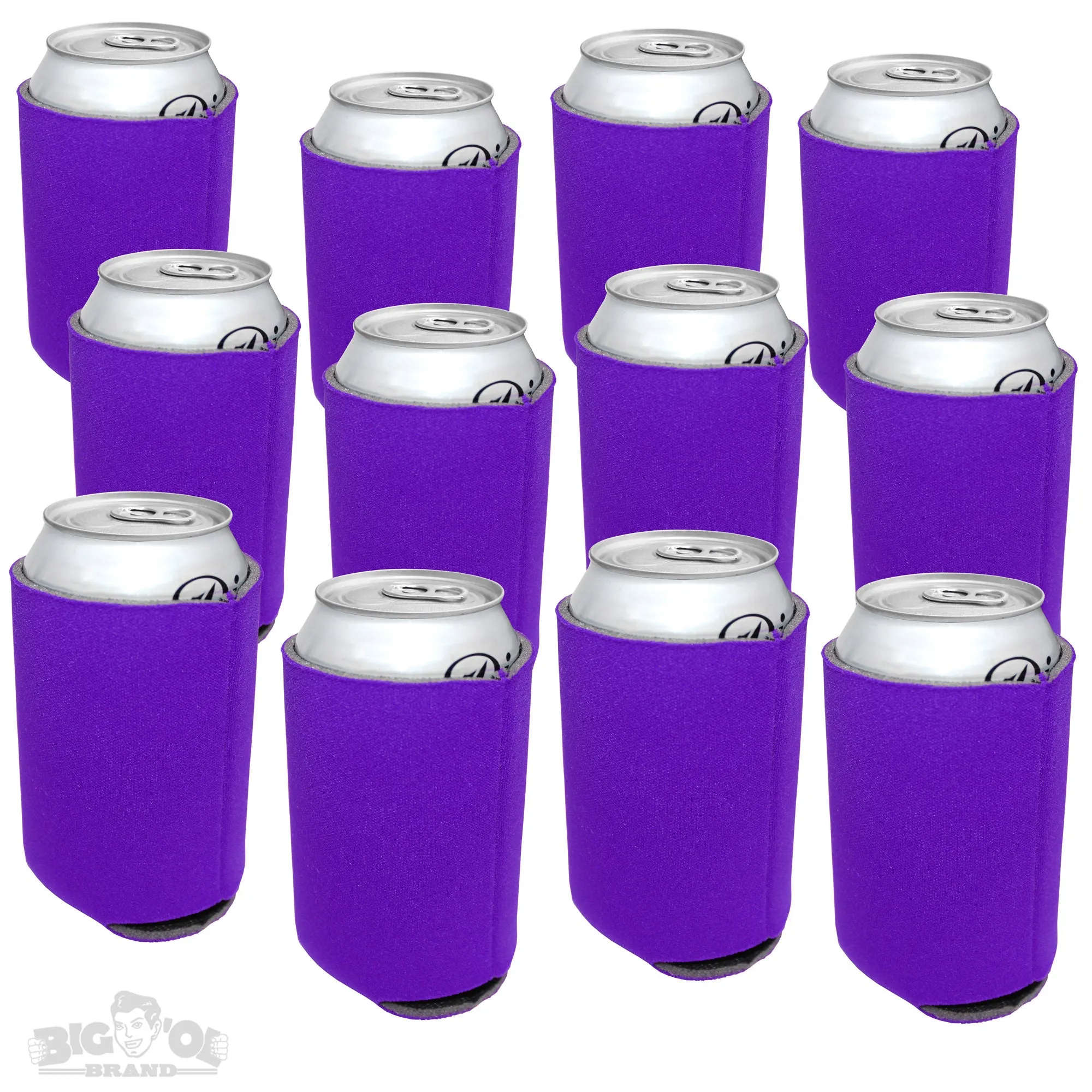 12-Pack Premium Blank Beverage Insulator Can Coolers  Customizable, Durable, and Perfect for Parties, Events, Weddings, Promotions, and Personalized Gifts or Favors.