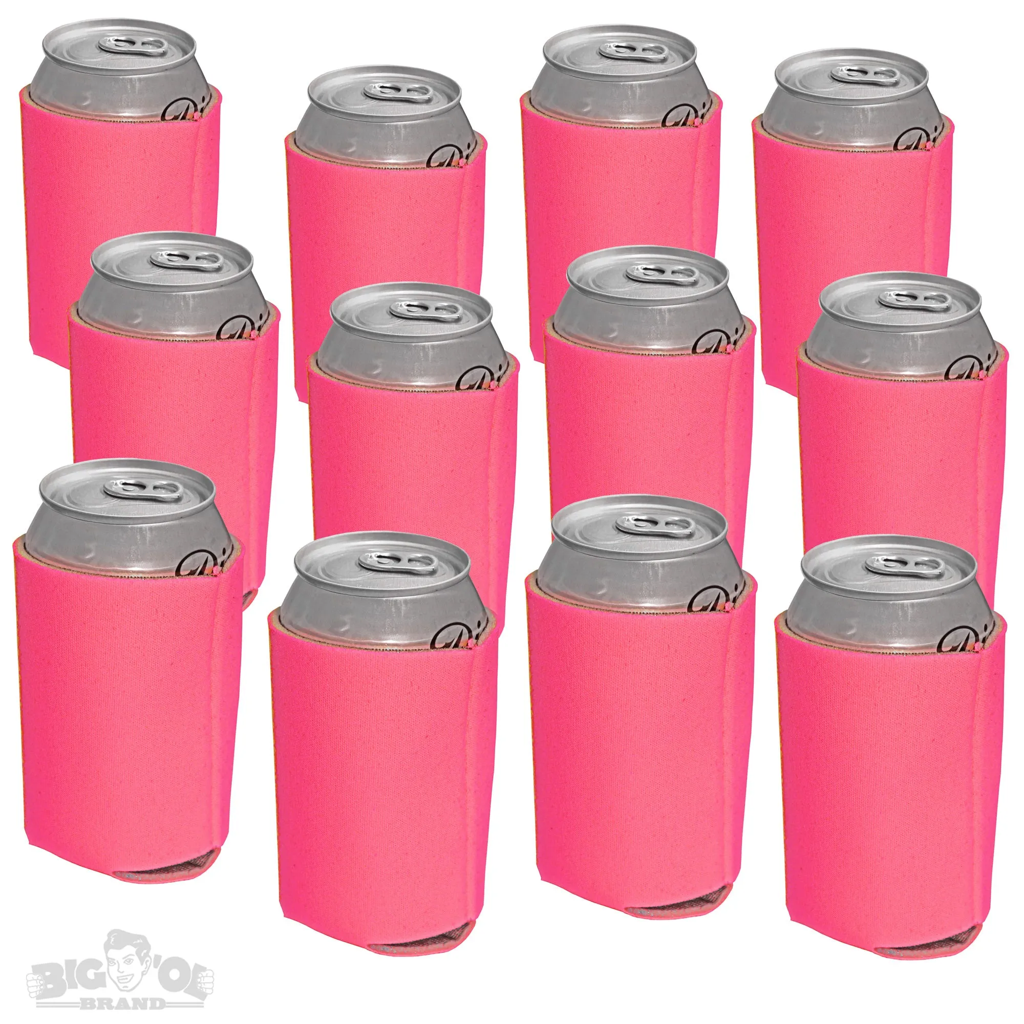 12-Pack Premium Blank Beverage Insulator Can Coolers  Customizable, Durable, and Perfect for Parties, Events, Weddings, Promotions, and Personalized Gifts or Favors.