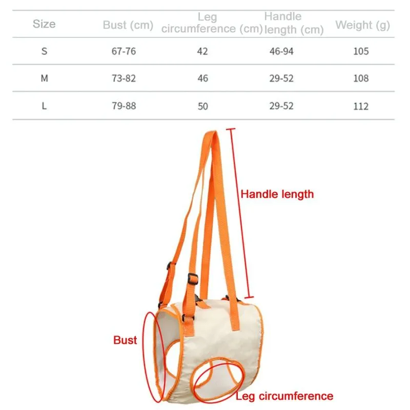 Assistive Belt For Elderly Dogs With Front Leg Disabilities