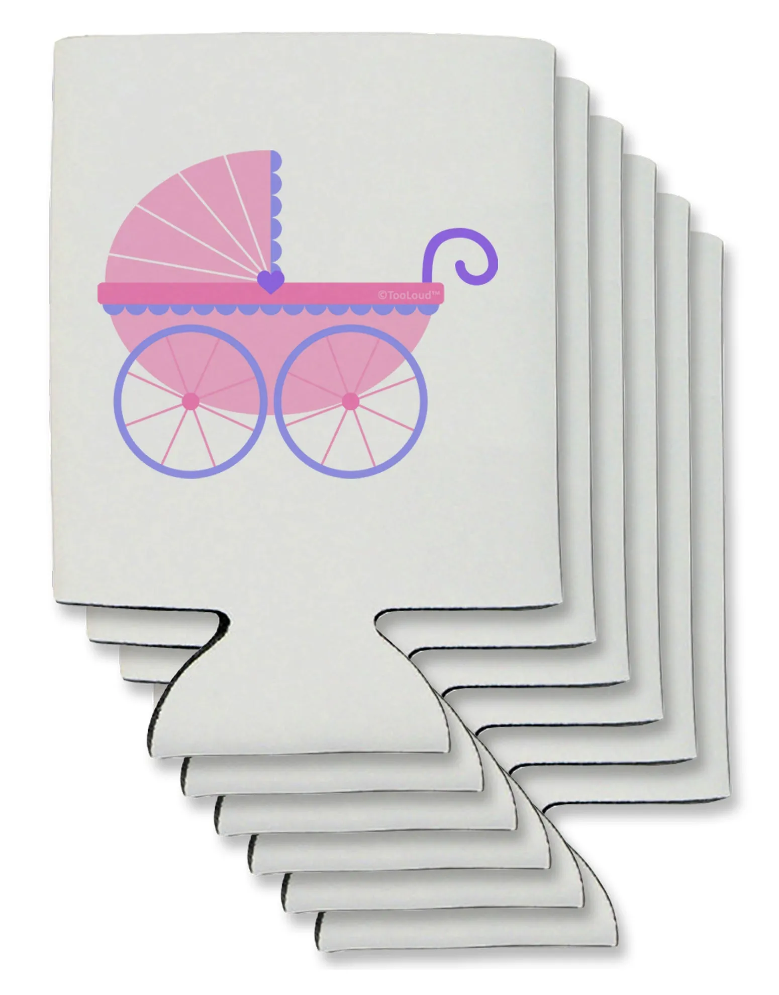 Baby Girl Carriage Can / Bottle Insulator Coolers