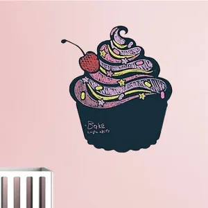 Chalkboard Wall Sticker <br> Cupcake