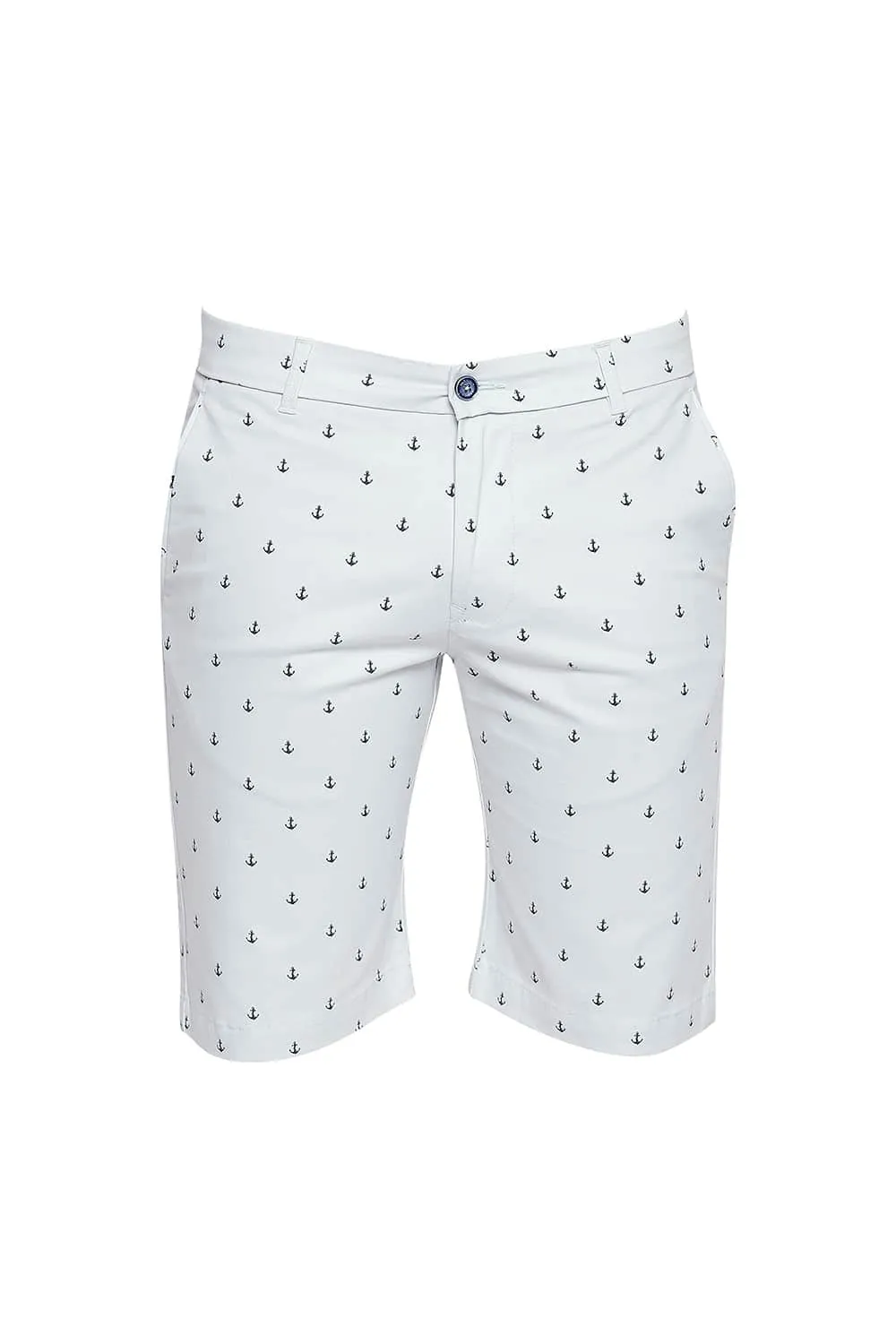 Comfort Fit Printed Stretch Shorts