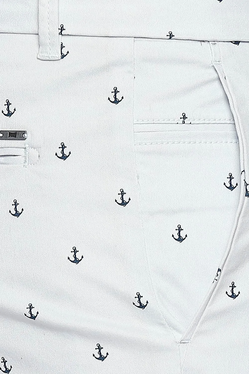 Comfort Fit Printed Stretch Shorts