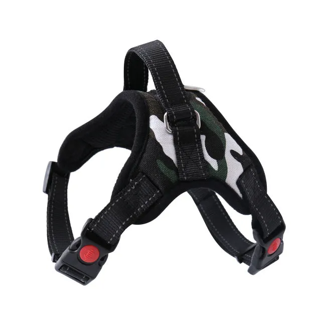 Dog and Cat Adjustable Harness with Leash Reflective and Breathable for Small and Large Dog Harness Vest Pet Supplies