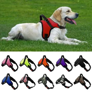 Dog and Cat Adjustable Harness with Leash Reflective and Breathable for Small and Large Dog Harness Vest Pet Supplies