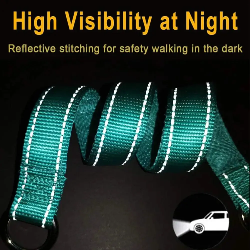 Durable Breathable Reflective Soft Comfortable Nylon Mesh Padded Adjustable Dog Slip Collar