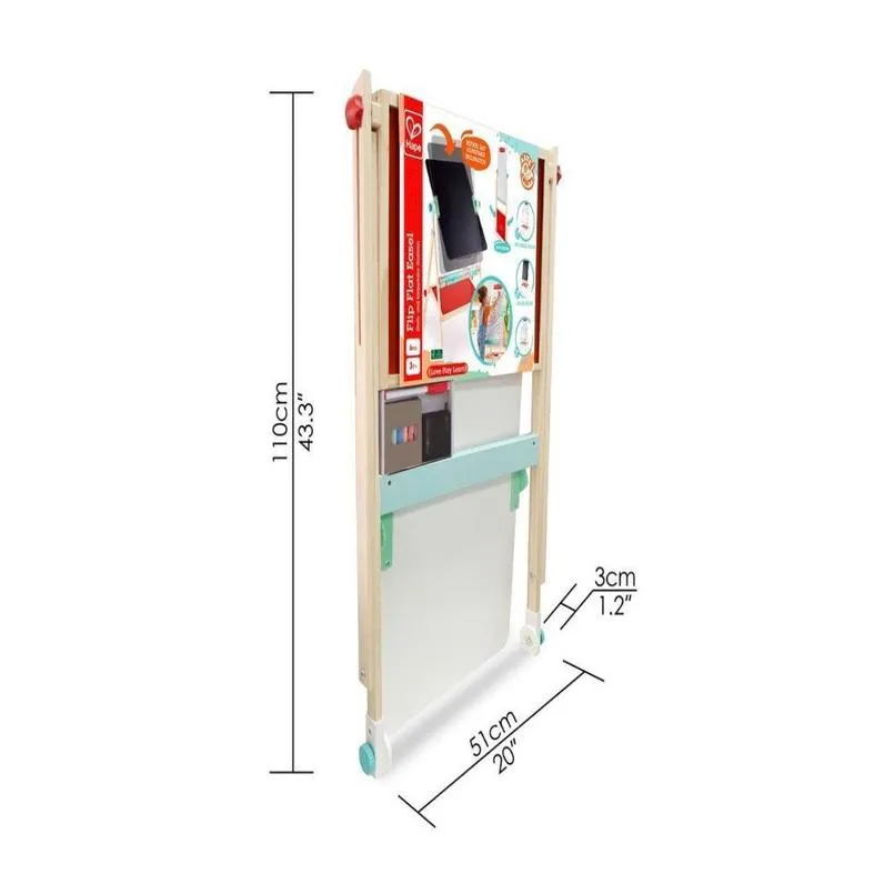 Hape Standing Flip Flat 2 Sided Folding Easel