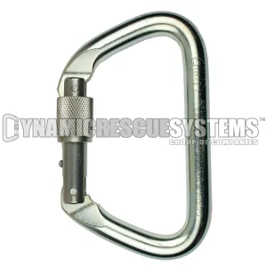 Large Steel Locking D Carabiner - NFPA, SMC