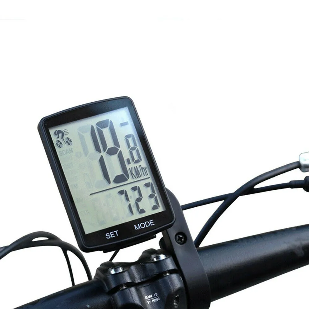 Multifunctional LCD Screen Bicycle Computer Wireless Bike Rainproof Speedometer Odometer Cycling 2.8inch Waterproof