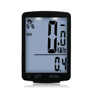 Multifunctional LCD Screen Bicycle Computer Wireless Bike Rainproof Speedometer Odometer Cycling 2.8inch Waterproof