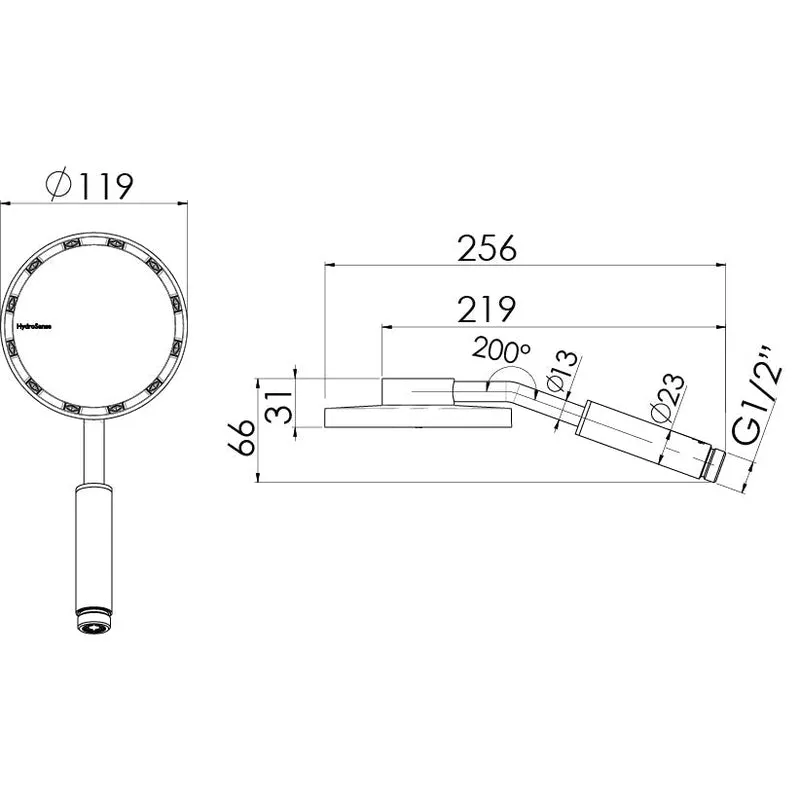 Phoenix NX Iko Hand Piece - Chrome