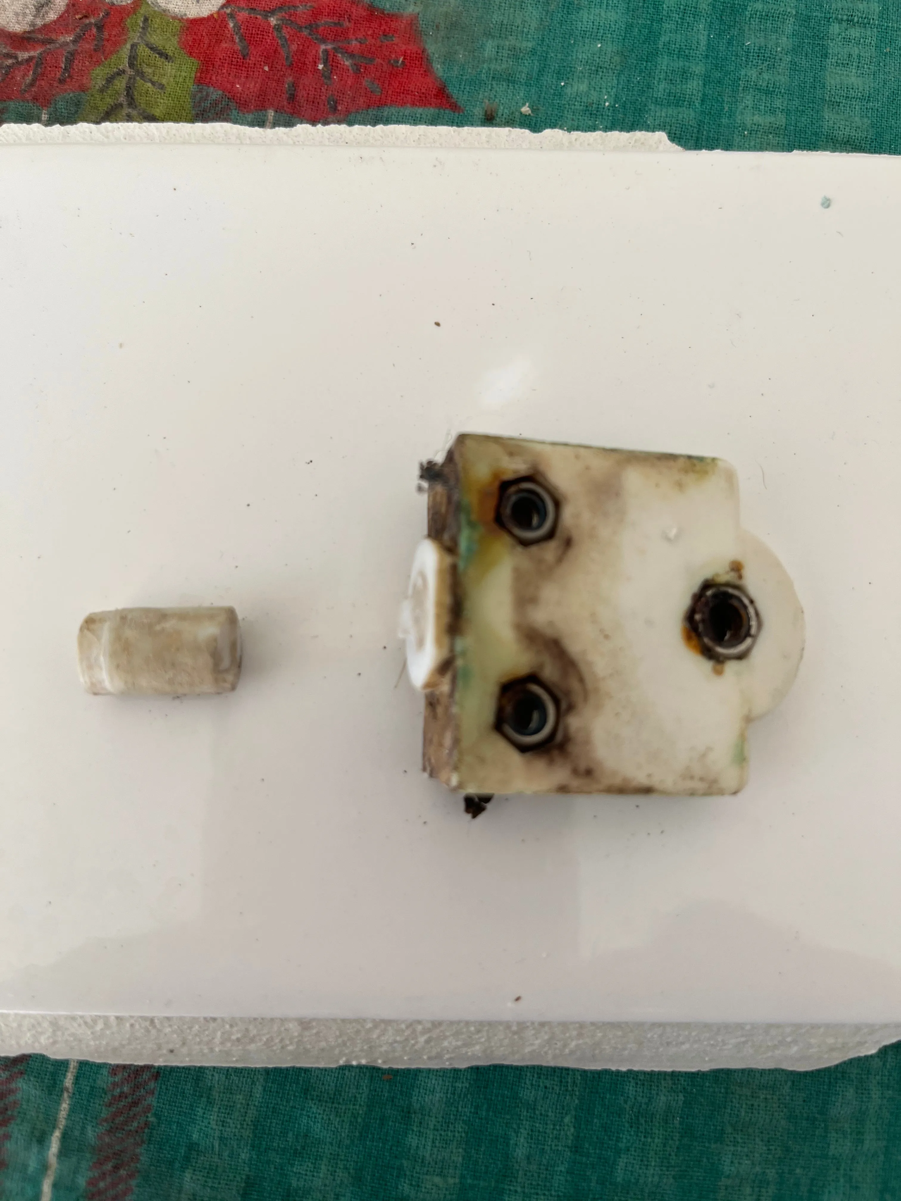 Shower pivot and patch - sold singularly - Silver
