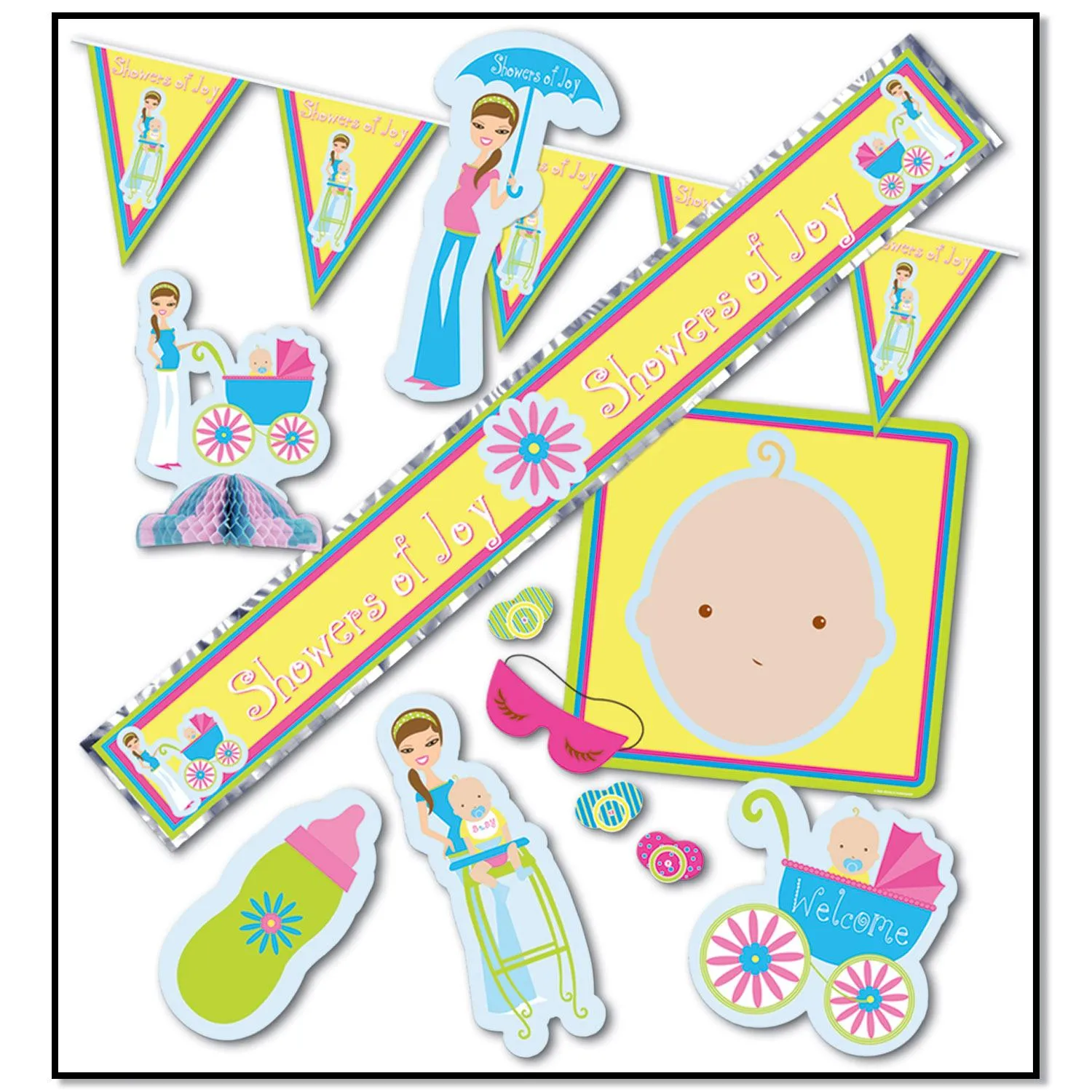 Showers Of Joy Party Kit (9 per Package)