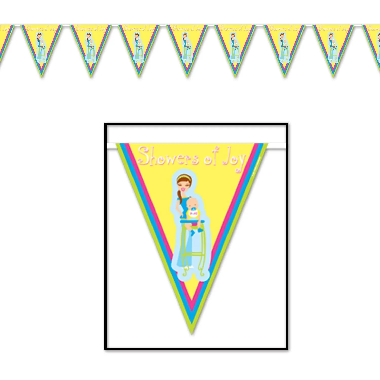 Showers Of Joy Pennant Banner