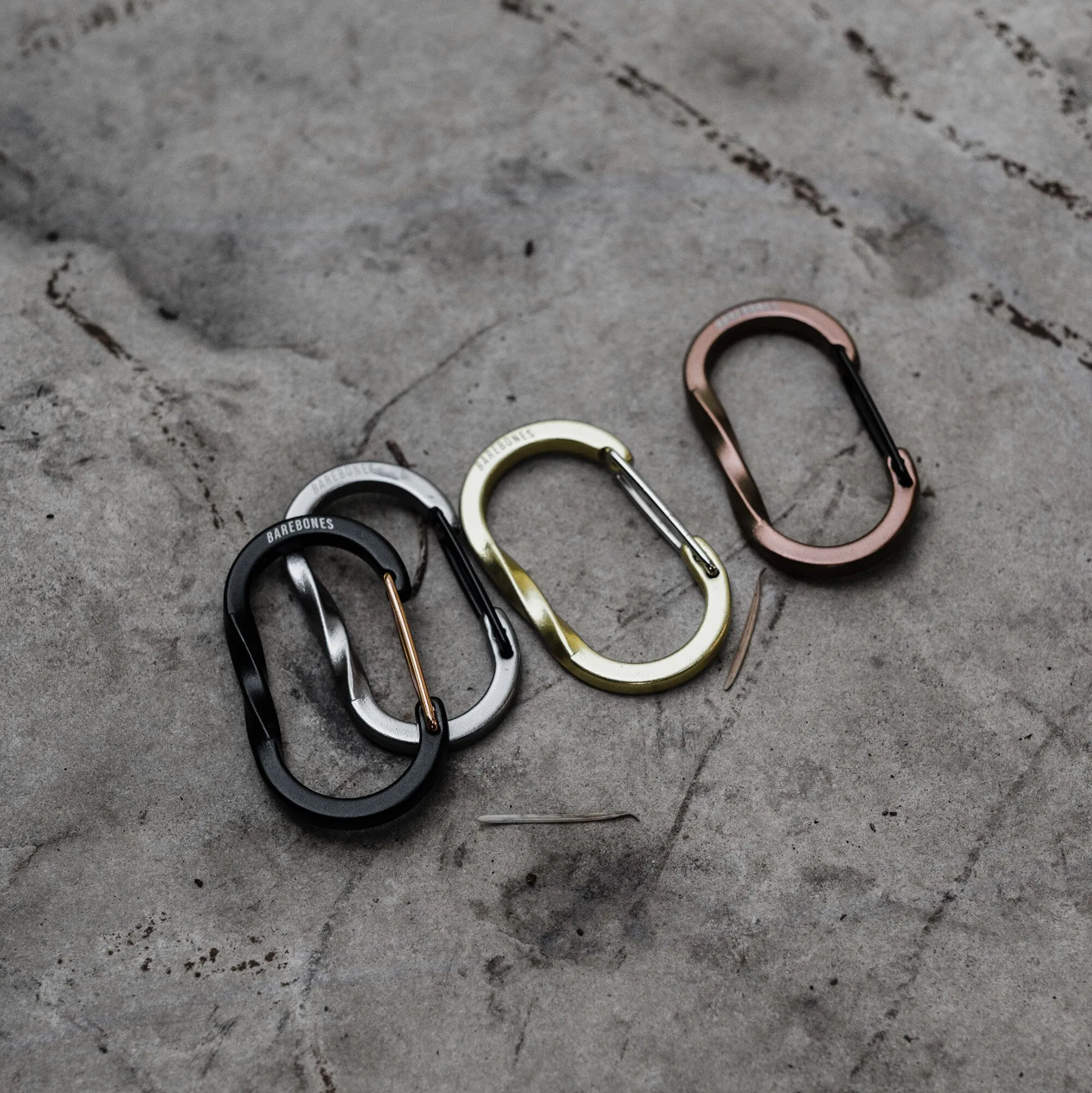 Wiregate Carabiners - 3 Sizes