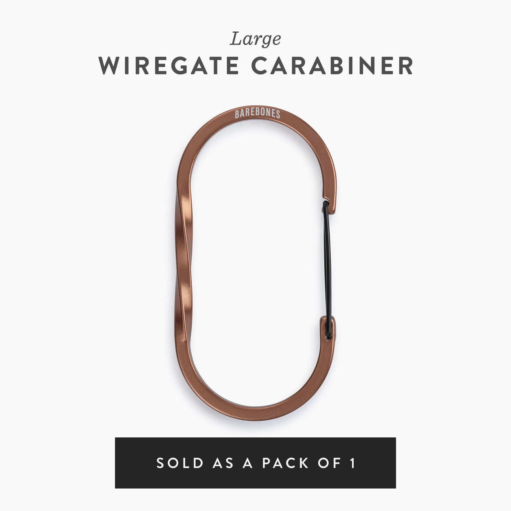 Wiregate Carabiners - 3 Sizes